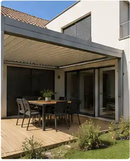 Pergola adossée
